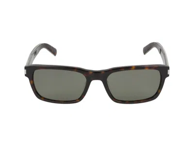 Saint Laurent Sunglasses In Havana Crystal Grey