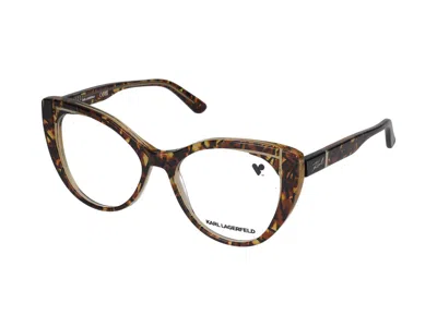 Karl Lagerfeld Eyeglasses In Texture/yellow