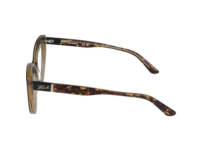 Karl Lagerfeld Eyeglasses In Texture/yellow