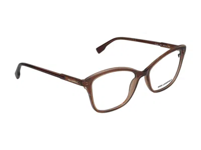 Karl Lagerfeld Eyeglasses In Brown/light Brown