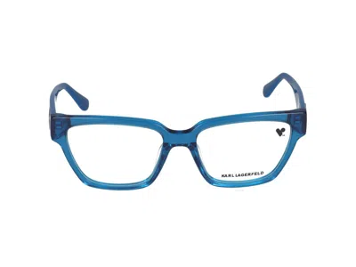 Shop Karl Lagerfeld Eyeglasses In Blue