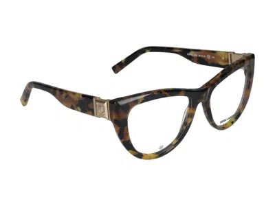 Karl Lagerfeld Eyeglasses In Striped Tobacco