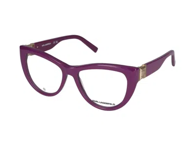 Karl Lagerfeld Eyeglasses In Plum