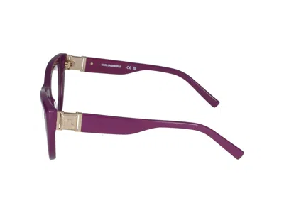 Karl Lagerfeld Eyeglasses In Plum