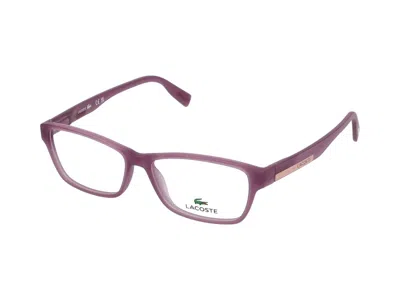 Shop Lacoste Eyeglasses In Matte Violet Lumi