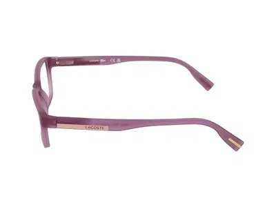 Shop Lacoste Eyeglasses In Matte Violet Lumi