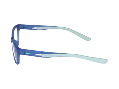 Nike Eyeglasses In Matte Polar Blue/jade Ice
