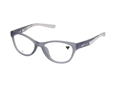 Nike Eyeglasses In Matte Wolf Grey/guava Ice