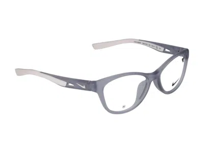 Nike Eyeglasses In Matte Wolf Grey/guava Ice
