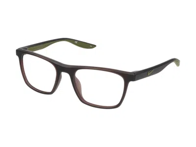 Nike Eyeglasses In Matte Brown Basalt