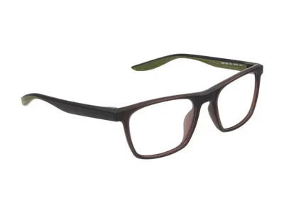 Nike Eyeglasses In Matte Brown Basalt