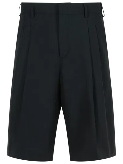Shop Laneus Shorts In Black