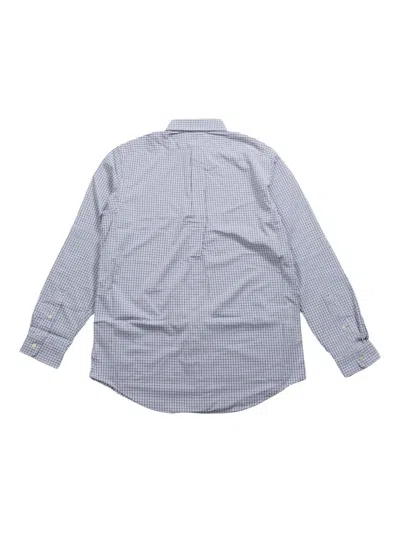 Polo Ralph Lauren Check-print Cotton Shirt In Blue