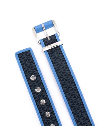 Michael Kors Women's 42mm Logo Belt With Grommets In South Pacific