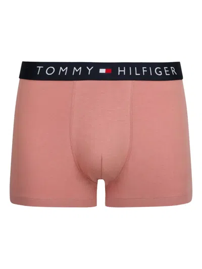 Tommy Hilfiger Logo-waistband Boxers (pack Of Three) In Black