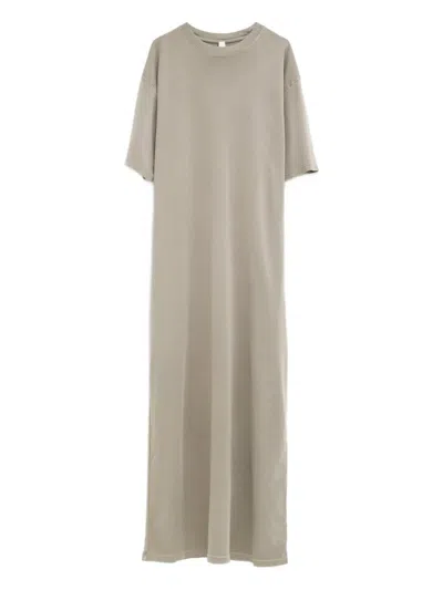 Lauren Manoogian Pima Cotton Dress In Grey