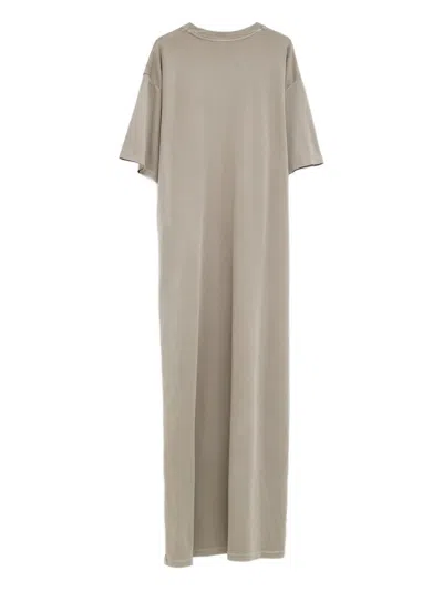 Lauren Manoogian Pima Cotton Dress In Grey