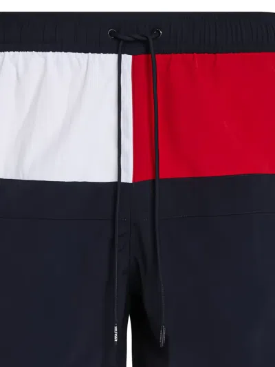 Tommy Hilfiger Panelled Swim Shorts In Blue
