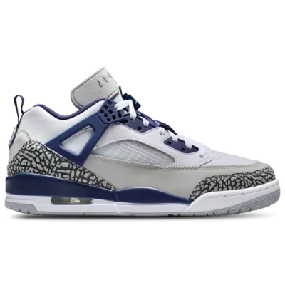 Jordan Men's  Spizike Low Shoes In White/midnight Navy/neutral Grey