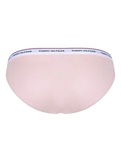 Tommy Hilfiger Logo-print Brief In Pink