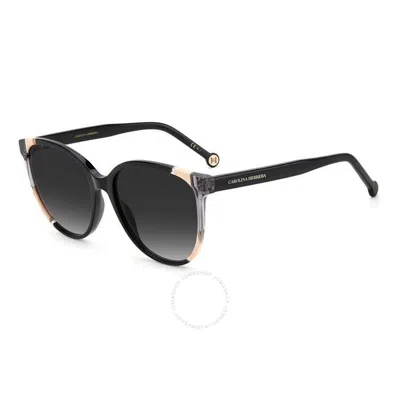 Carolina Herrera Grey Shaded Cat Eye Ladies Sunglasses Ch 0063/s 0kdx/9o 58