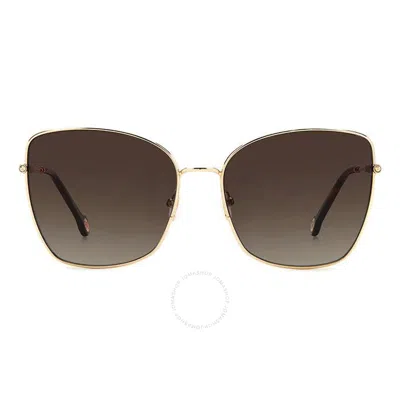 Carolina Herrera Brown Gradient Butterfly Ladies Sunglasses Her 0133/s 0000/ha 59