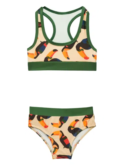 图案印花比基尼套装