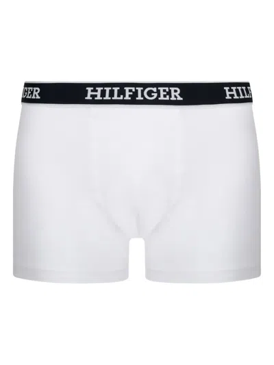 Tommy Hilfiger Logo-waistband Boxers (pack Of Three) In Black