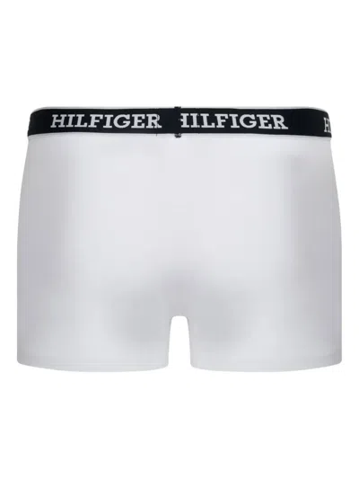 Tommy Hilfiger Logo-waistband Boxers (pack Of Three) In Black