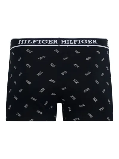 Tommy Hilfiger Logo-waistband Boxers (pack Of Three) In Black