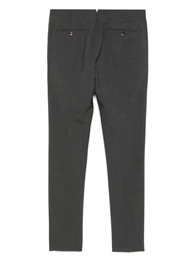 Pt Torino Tapered Trousers In Grey