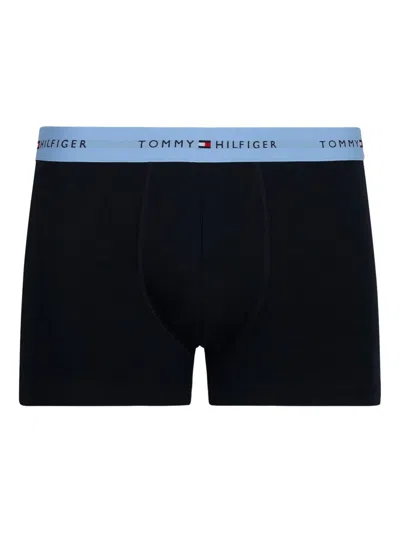 Tommy Hilfiger Logo-waistband Boxers Pack In Black