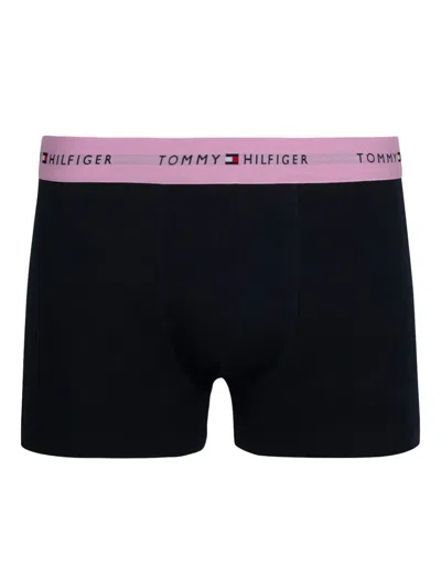 Tommy Hilfiger Logo-waistband Boxers Pack In Black
