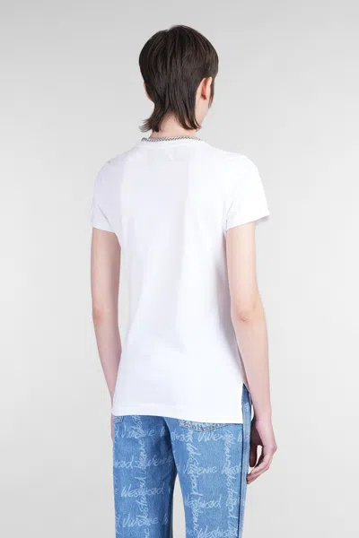 Vivienne Westwood Woman T-shirt White Size L Organic Cotton In White