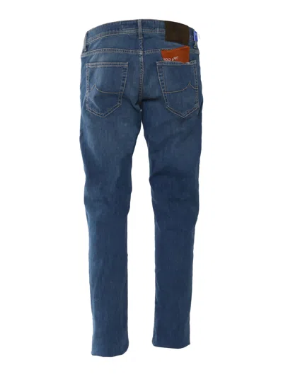 Jacob Cohen Pant 5 Pkt Slim Fit Nick In Blue