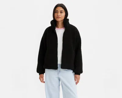 Levi's Teddy Sherpa Jacket In Black