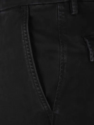 Jacob Cohen Skinny Cargo Trousers In Black