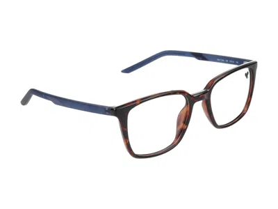 Nike Eyeglasses In Tortoise/matte Mystic Navy