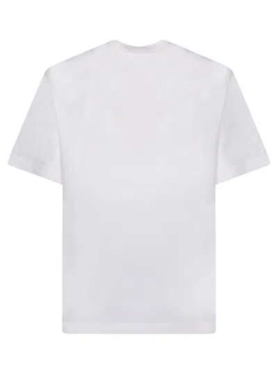Burberry Men's "ekd" T-shirt In White