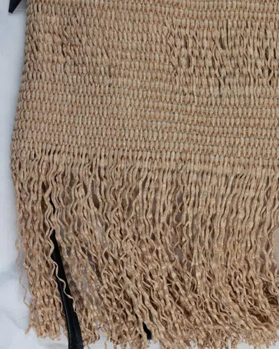 Anita Bilardi Borsa Picasso Sfrangiata Beige In Beige