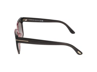 Tom Ford Winona 53mm Gradient Polarized Cat Eye Sunglasses In Grey/smoke Grad