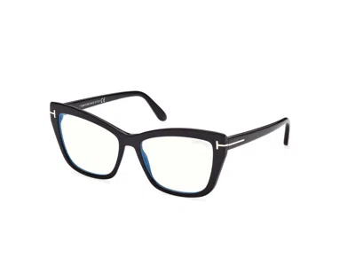 Shop Tom Ford Eyeglasses In Glossy Black