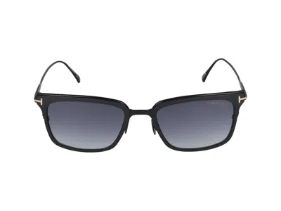 Tom Ford Eyewear Hayden Square Frame Sunglasses In Multicolor