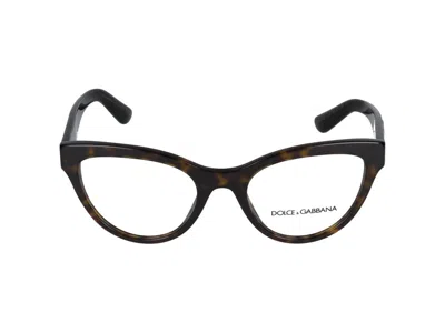 Dolce & Gabbana Eyeglasses In Brown