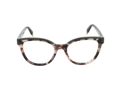 Furla Optical In Havana Vintage Pink/glossy Brown