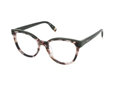 Furla Optical In Havana Vintage Pink/glossy Brown