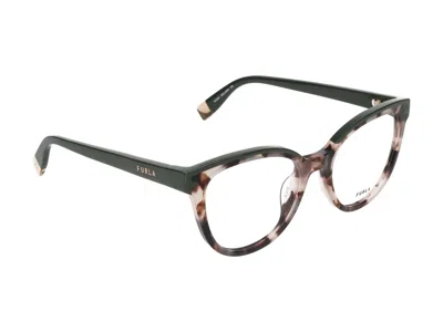 Furla Optical In Havana Vintage Pink/glossy Brown