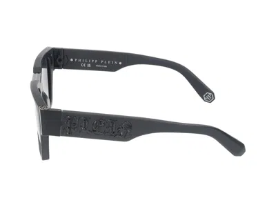 Philipp Plein Sunglasses In Black Sandblasted/matte