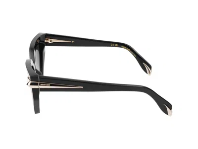 Roberto Cavalli Sunglasses In Glossy Black