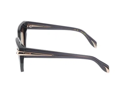 Roberto Cavalli Sunglasses In Dark Grey Transparent